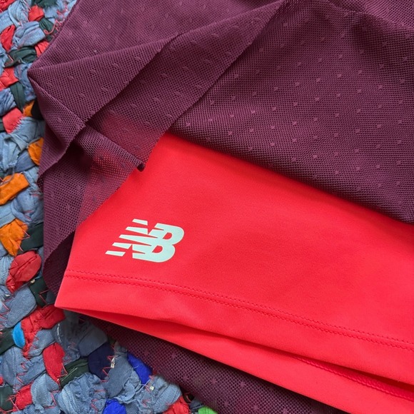 NWT New Balance Tournament Skort Maroon Women's Size XL Tennis Pickleball - Picture 8 of 16